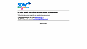 What Sdwzorg.nl website looked like in 2017 (7 years ago)