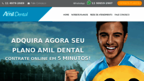What Seuplanoamildental.com.br website looked like in 2017 (7 years ago)