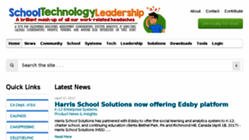 What Schooltechnologyleadership.com website looked like in 2017 (7 years ago)