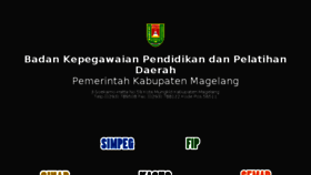 What Sipgan.magelangkab.go.id website looked like in 2017 (7 years ago)