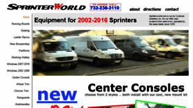 What Sprinterworld.com website looked like in 2017 (7 years ago)