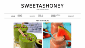 What Sweetashoney.co.nz website looked like in 2017 (7 years ago)