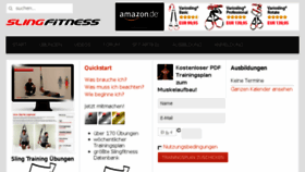 What Slingfitness.de website looked like in 2017 (7 years ago)