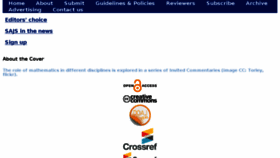 What Sajs.co.za website looked like in 2017 (8 years ago)