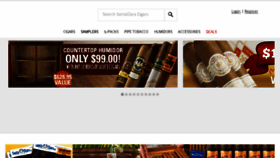 What Santaclaracigars.com website looked like in 2017 (7 years ago)