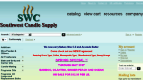 What Southwestcandlesupply.com website looked like in 2017 (6 years ago)