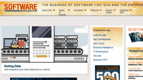 What Softwaremag.com website looked like in 2017 (7 years ago)