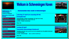 What Scheveningen-haven.nl website looked like in 2017 (7 years ago)