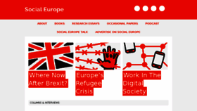 What Social-europe.eu website looked like in 2017 (7 years ago)