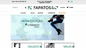 What Sapatosecompanhia.pt website looked like in 2017 (7 years ago)