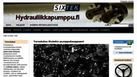 What Sixtek.fi website looked like in 2017 (7 years ago)
