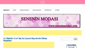 What Seneninmodasi.com website looked like in 2017 (7 years ago)