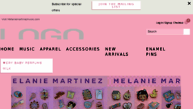 What Store.melaniemartinezmusic.com website looked like in 2017 (7 years ago)
