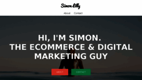 What Simonlilly.com website looked like in 2017 (7 years ago)