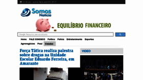 What Somosnoticia.com.br website looked like in 2017 (9 years ago)