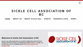 What Sicklecellassociationofbc.com website looked like in 2017 (6 years ago)