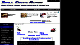 What Small-engine-repairs.com website looked like in 2017 (7 years ago)
