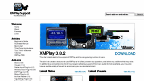 What Support.xmplay.com website looked like in 2017 (7 years ago)
