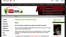 What Sri-instruments-europe.com website looked like in 2017 (7 years ago)