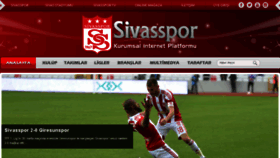 What Sivasspor.org.tr website looked like in 2017 (7 years ago)