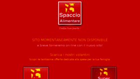 What Spaccioalimentare.it website looked like in 2017 (7 years ago)