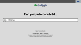 What Spahotelsguides.com website looked like in 2017 (6 years ago)