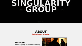 What Singularitygroup.net website looked like in 2017 (7 years ago)