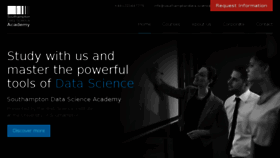 What Southamptondata.science website looked like in 2017 (7 years ago)