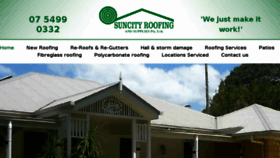 What Suncityroofing.com.au website looked like in 2017 (7 years ago)