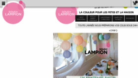 What Sous-le-lampion.com website looked like in 2017 (7 years ago)