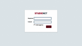 What Studienet.studieskolen.dk website looked like in 2017 (7 years ago)