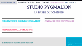 What Studiopygmalion.com website looked like in 2017 (8 years ago)