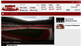 What Sivasspor.net website looked like in 2017 (7 years ago)