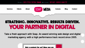 What Soapmedia.co.uk website looked like in 2017 (7 years ago)