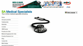 What Samedicalspecialists.co.za website looked like in 2017 (7 years ago)