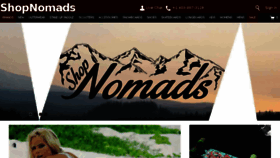 What Shopnomads.com website looked like in 2017 (7 years ago)