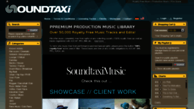 What Soundtaxi.com website looked like in 2017 (7 years ago)