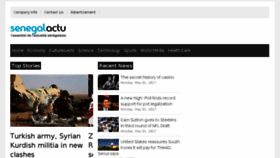 What Senegal-actu.com website looked like in 2017 (6 years ago)
