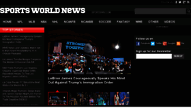 What Sportsworldnews.com website looked like in 2017 (7 years ago)