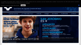 What Sanjeronimo.es website looked like in 2017 (7 years ago)