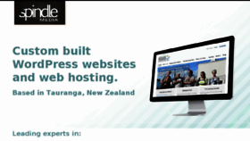 What Spindlemedia.co.nz website looked like in 2017 (7 years ago)