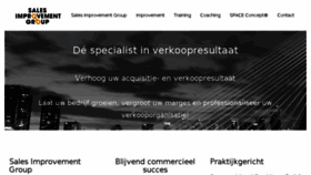 What Salesimprovementgroup.nl website looked like in 2017 (7 years ago)