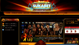 What Sukabet.com website looked like in 2017 (7 years ago)