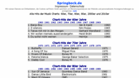 What Springbock.de website looked like in 2017 (7 years ago)