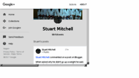 What Stuartmitchell.com website looked like in 2017 (7 years ago)