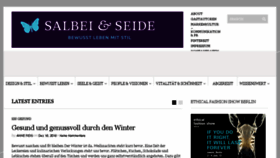What Salbei-und-seide.de website looked like in 2017 (7 years ago)