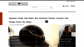 What Sellerie-henno.fr website looked like in 2017 (6 years ago)