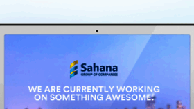 What Sahanagroup.com website looked like in 2017 (7 years ago)