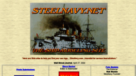 What Steelnavy.net website looked like in 2017 (7 years ago)