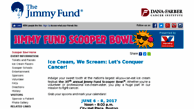 What Scooperbowl.org website looked like in 2017 (7 years ago)